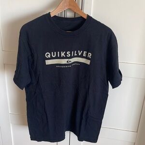 Men’s Quicksilver Black T shirt size Large